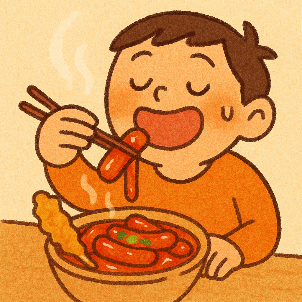매콤한 떡볶이